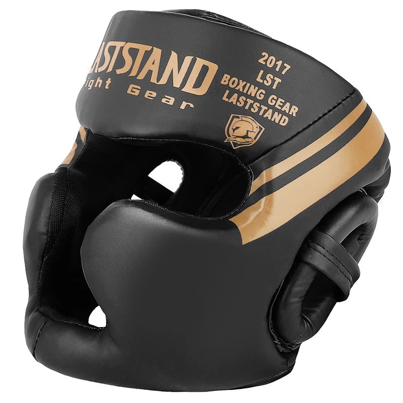 Kick Boxing Helmet for Men Women PU Karate Muay Thai Guantes De Boxeo Free Fight MMA Sanda Training Adults Kids Equipment - Sun Studio