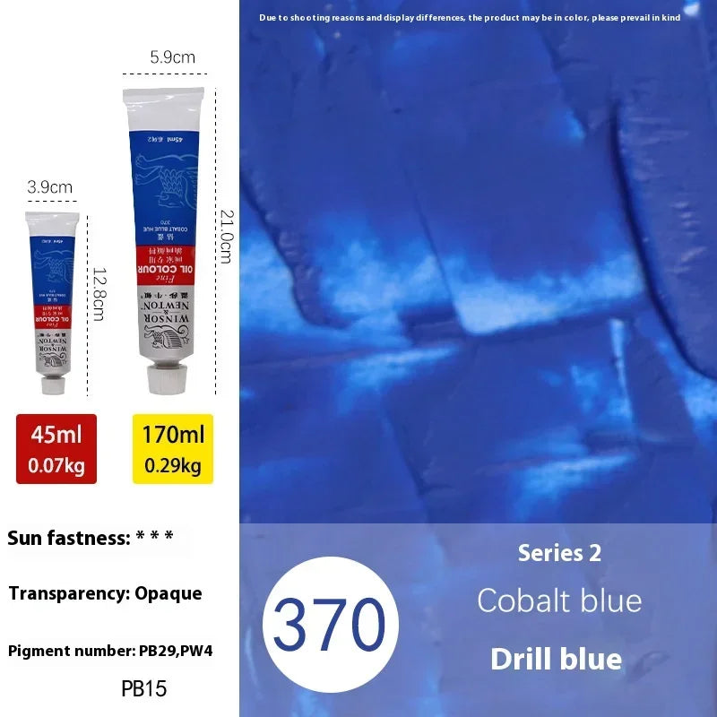 45ml Oil Paint Transparent Tube Fast Drying White Gold Silver Professional Color Painting Supplies For Artists Student Beginners - Sun Studio
