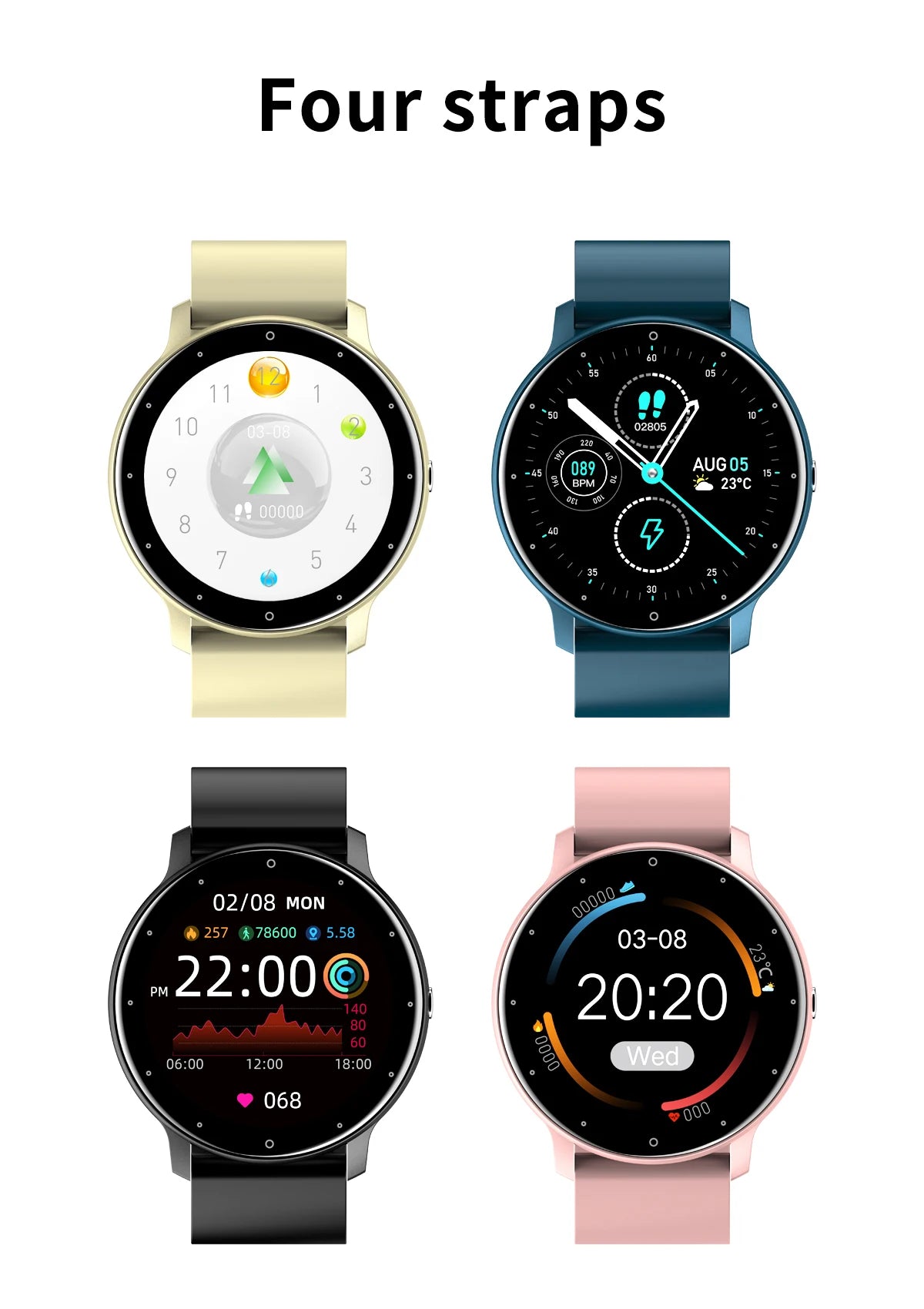 LIGE New Smart Watch Men Sports Fitness Watches Heart Rate Full Touch Screen Bluetooth Call 2026 New Ultra Light Smartwatch Men - Sun Studio