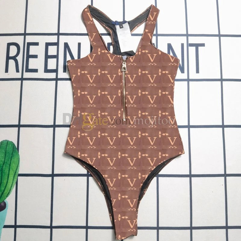 2025 Summer New Women's Slimming Swimsuit Sexy Beach Vacation Printed Strap Bikini - Sun Studio
