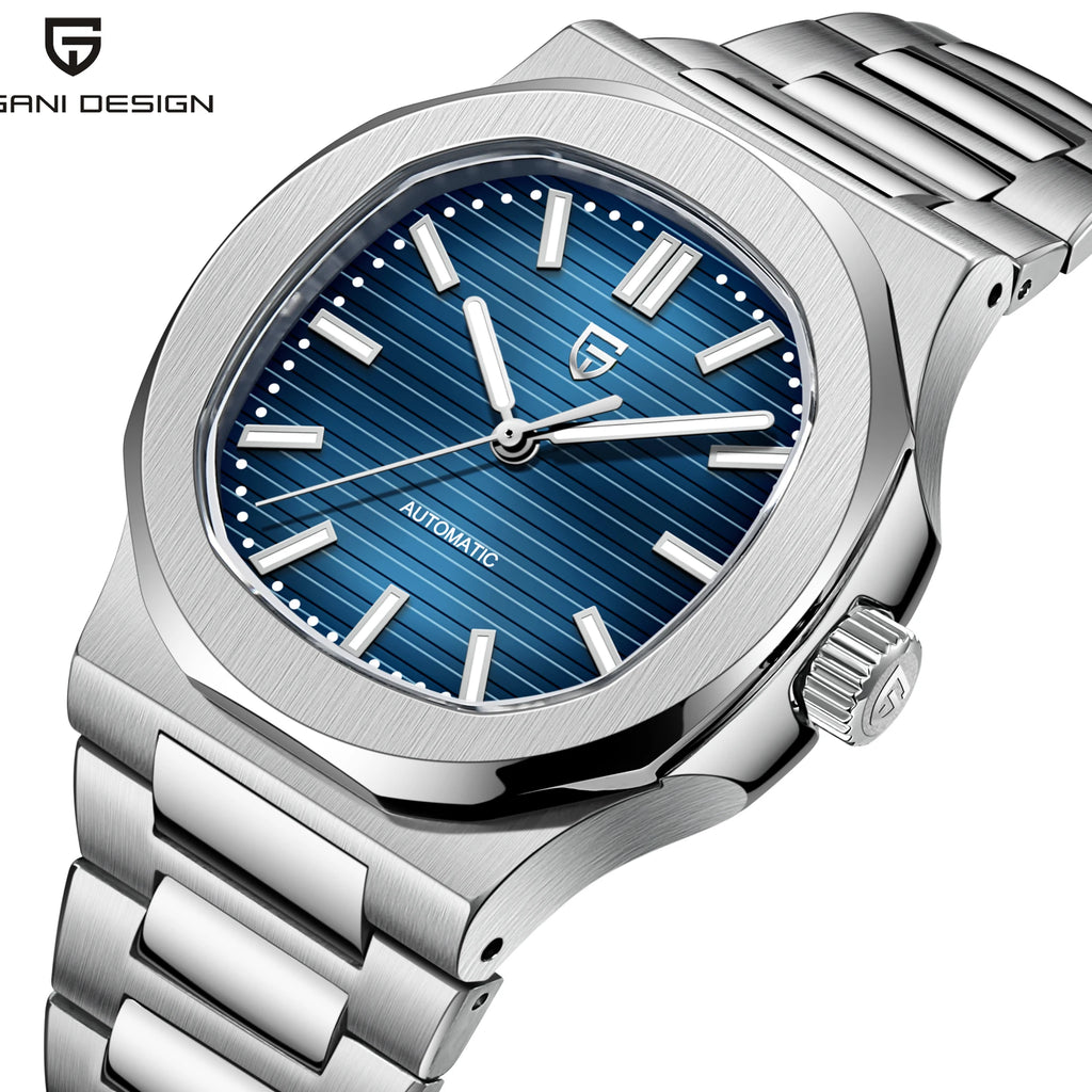 PAGANI DESIGN 2025 New Men's Watches Luxury Automatic Watch For Men Mechanical 40MM WristWatch Stainless Steel AR Sapphire glass - Sun Studio