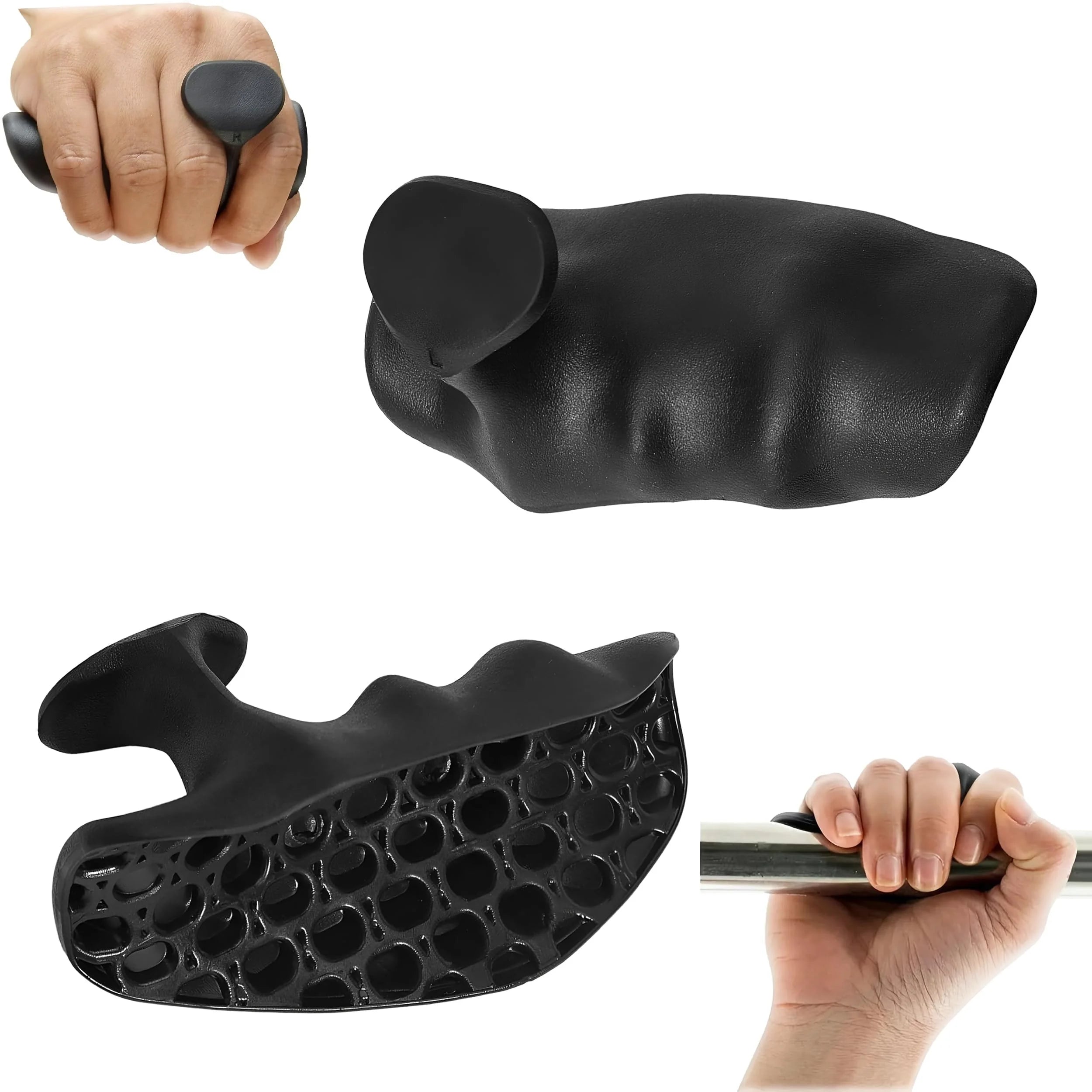 Gym Gloves Grip Strengthener Silicone Palm Grips Crosstraining Palm Grip Hand Protection for Gymnastics Weightlifting Exercise - Sun Studio