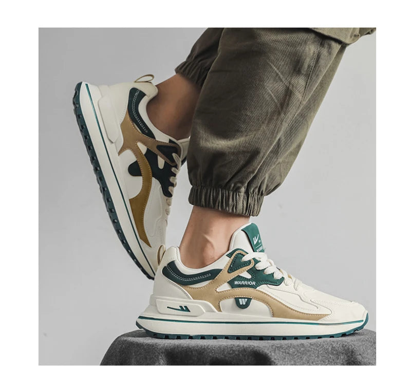 Comfortable And Breathable Sports Shoes For Men's New Spring And Autumn Style Ins Trendy Leisure Hong Kong Style Running Travel - Sun Studio