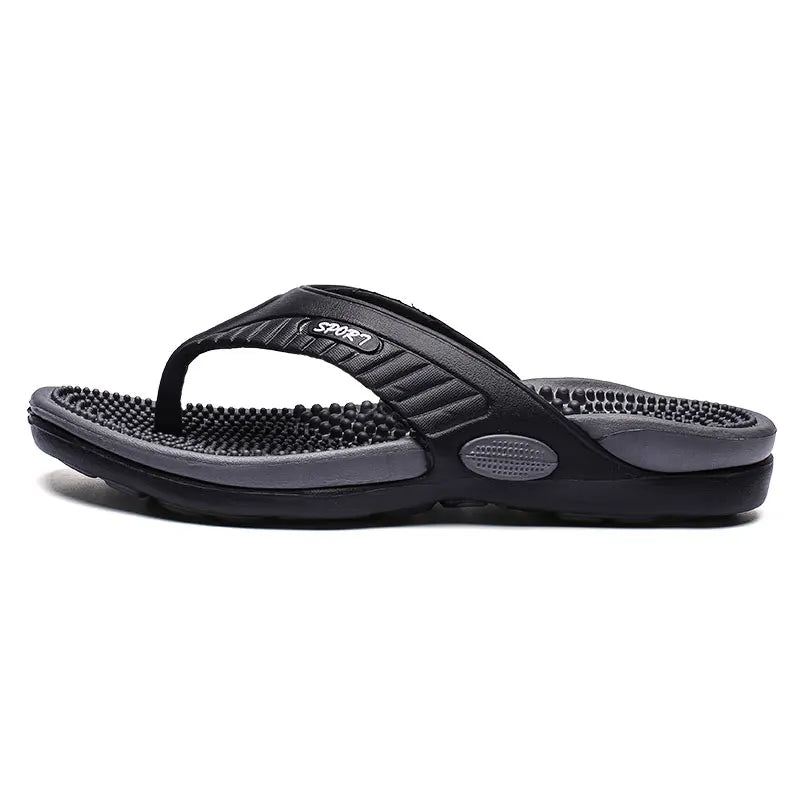Vanmie Summer Slippers Men Massage Beach Flip Flops Men Slippers 2024 Casual Anti-slip Beach Slippers for Men Fashion Flip-flops - Sun Studio