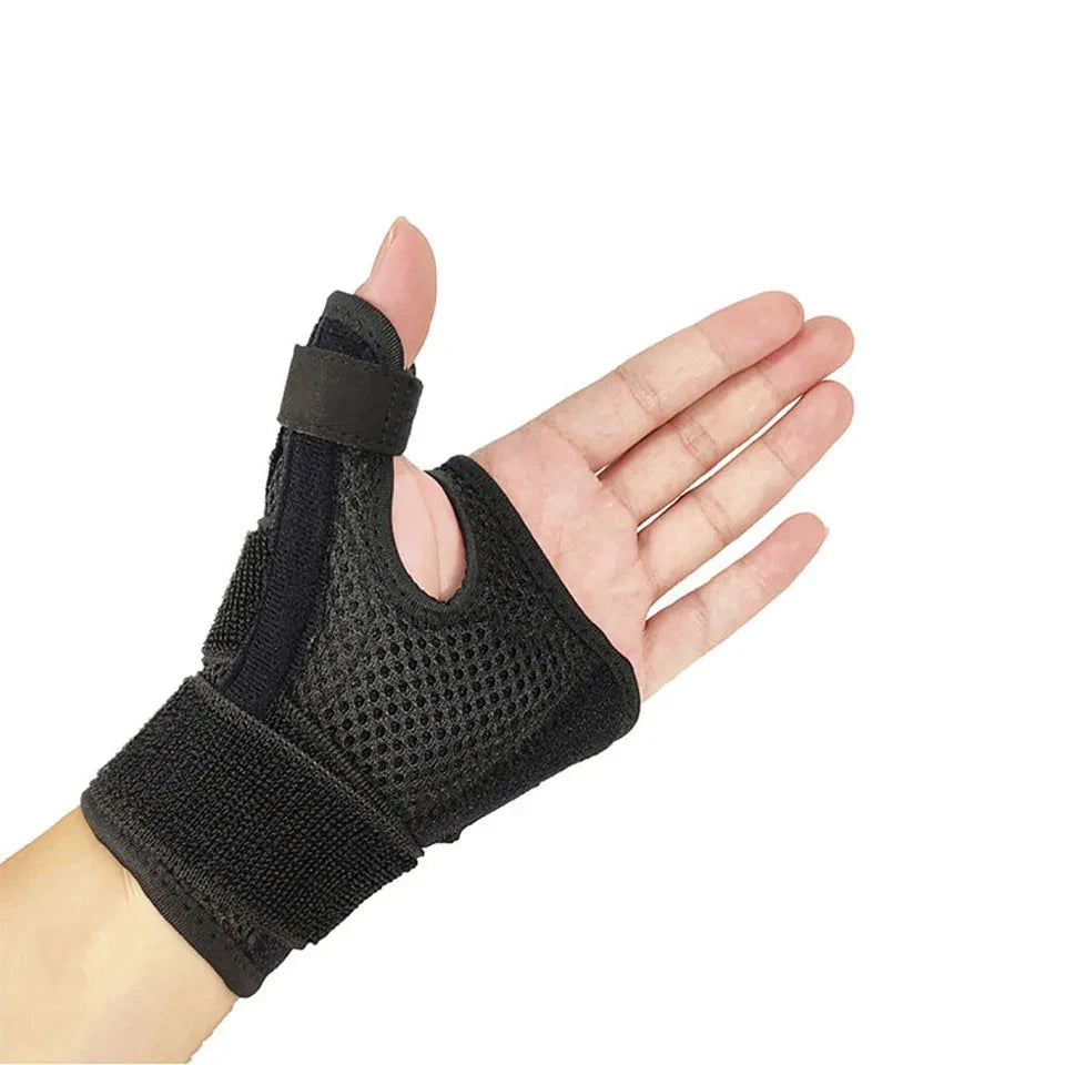 1PC Flexible Splint Wrist Thumb Support Brace for Tendonitis Arthritis Breathable Thumb Protector Guard Fits Right and Left Hand - Sun Studio