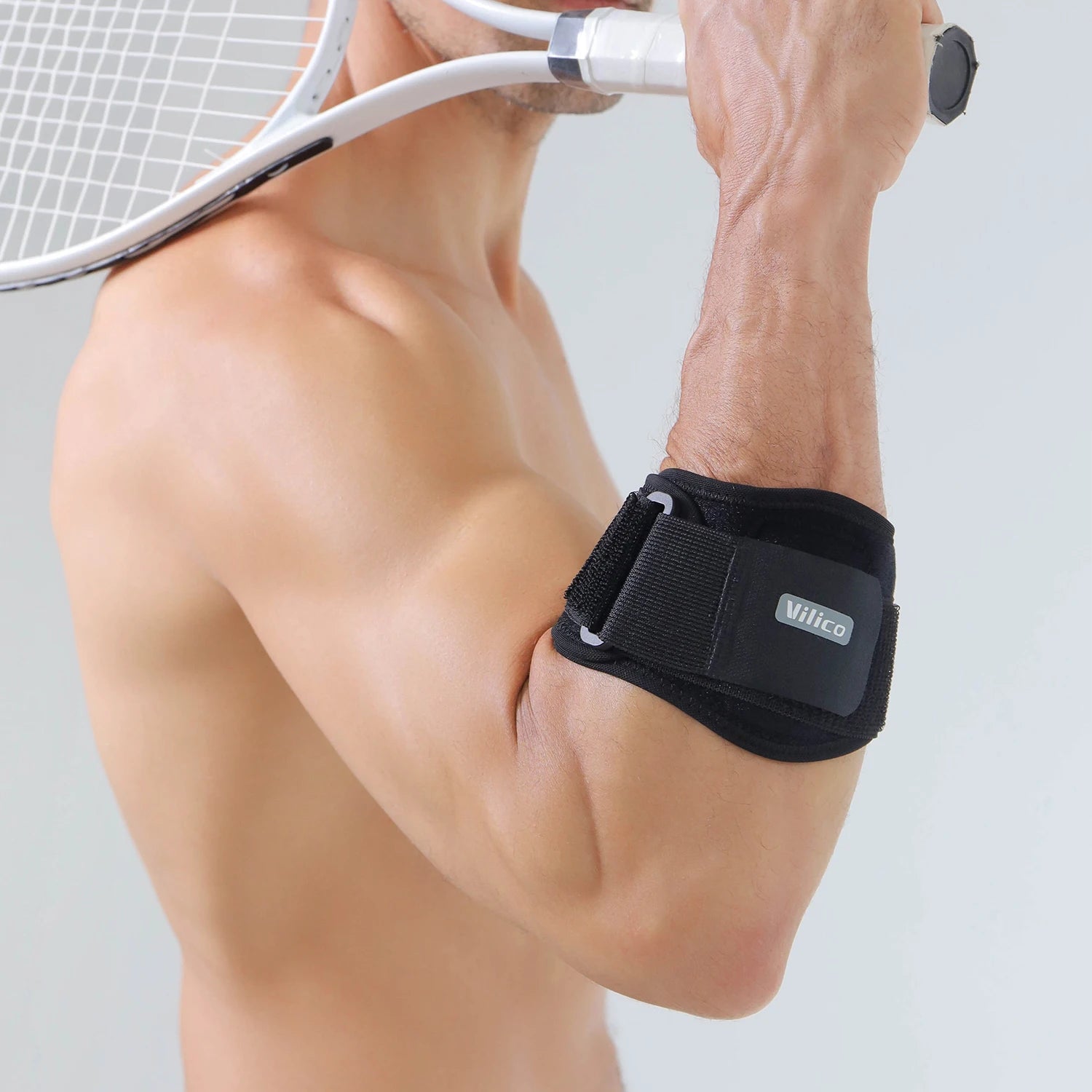 1PCS Adjustbale Tennis Elbow Support Guard Pads Golfer's Strap Elbow Lateral Pain Syndrome Epicondylitis Brace - Sun Studio