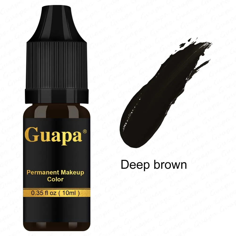 10ML Tattoo Ink Micro pigment Lip Eyebrow Permanent Makeup Pigment Tattoo Supplies for Tattoo Eyebrow Eyeliner Lip