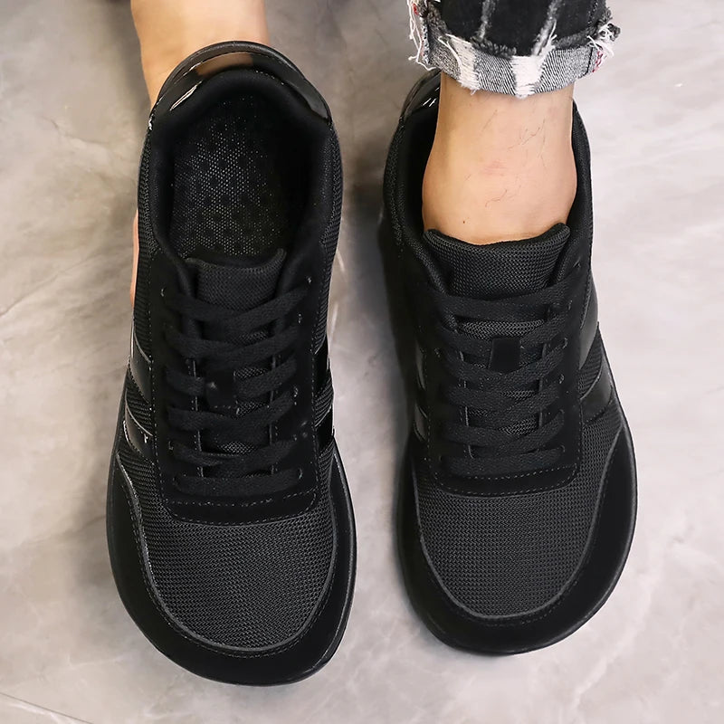 Men's Wide Toe Box Barefoot Shoes Minimalist Sports Shoes with Zero Drip Soles The Best Breathable Mesh Designer Men's Running - Sun Studio