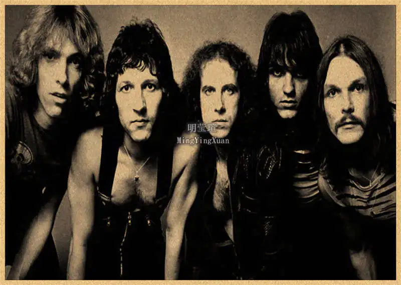 Scorpions Band Poster Wall Art  Posters Decoration Art Poster Personalized Gift Modern Family bedroom Painting