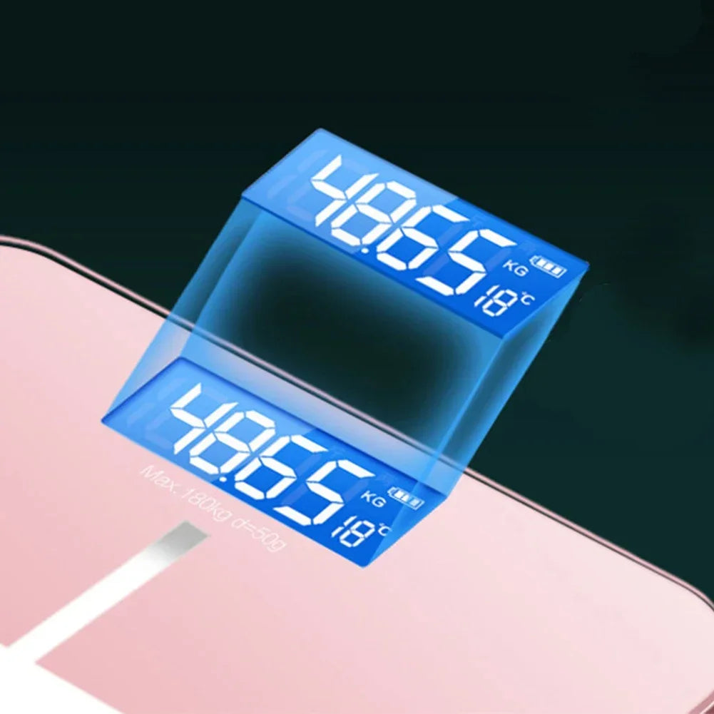 Weight Loss Weighing Device LED Display Smart Body Weight Scale USB Charging Precision Electronic Scale for Home Office Adult - Sun Studio
