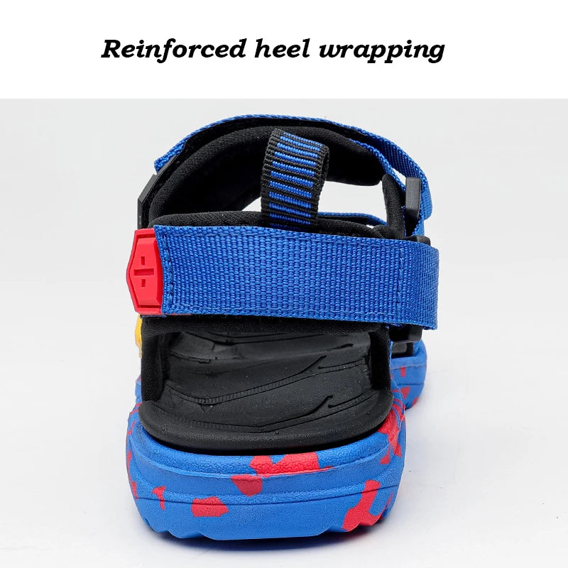 Summer Sandals for Boys Girls Non-Slip Outdoor Children Beach Shoes Lightweight Soft Sole Breathable Kids Walking Sandalias - Sun Studio