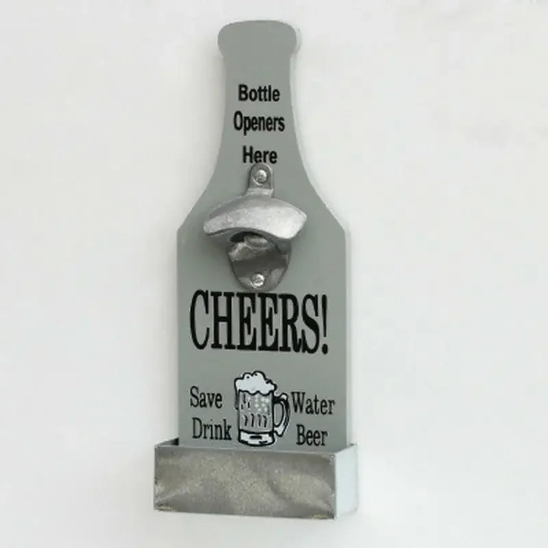 Retro Beer Bottle Opener Creative Storage Box Bar Restaurant Decoration Opener Wall Hanging - Sun Studio