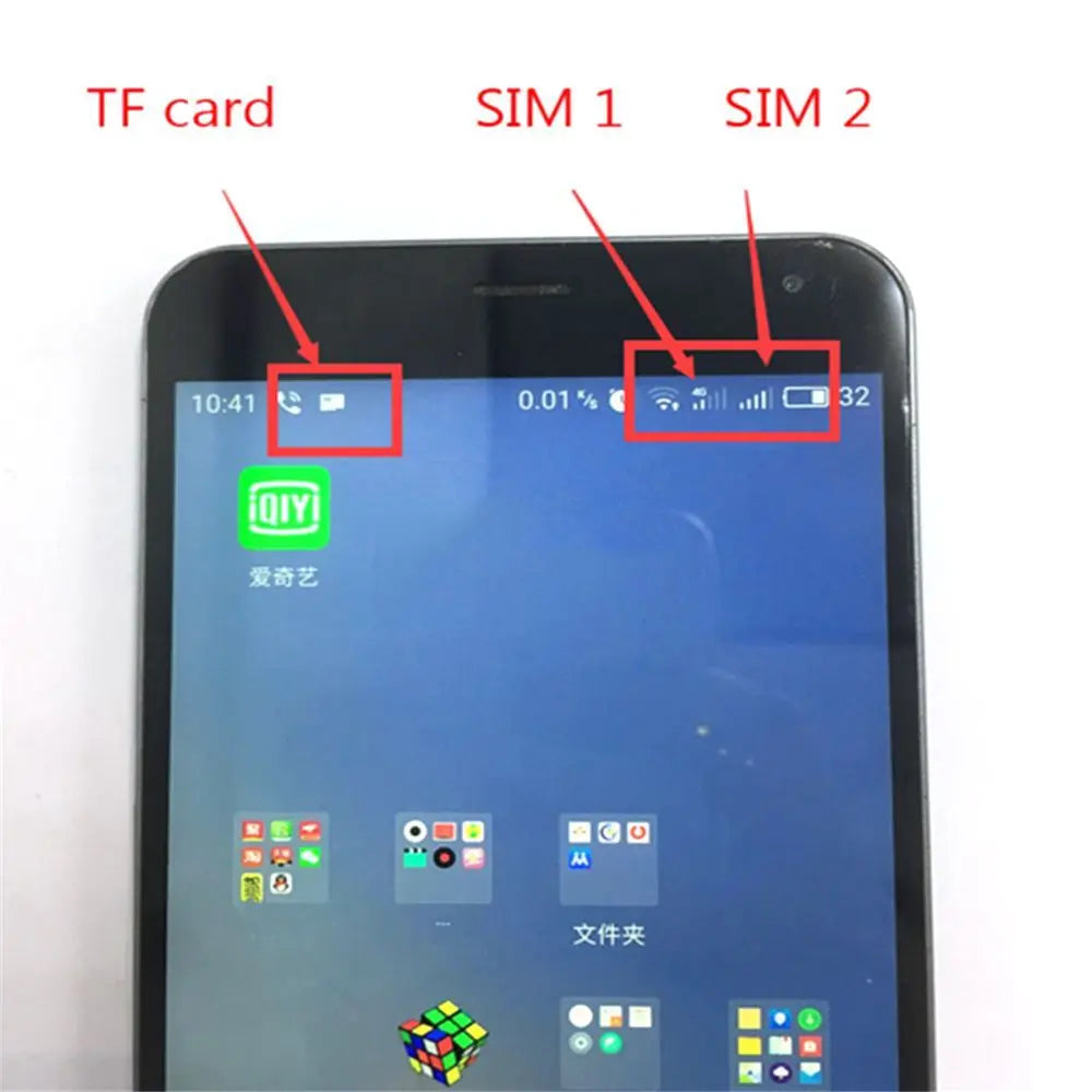 Universal TF Hybrid Sim Slot Dual SIM Card Adapter For DIY Micro SD Extender Nano Cato Android Phone All Dual SIM mobile phone - Sun Studio