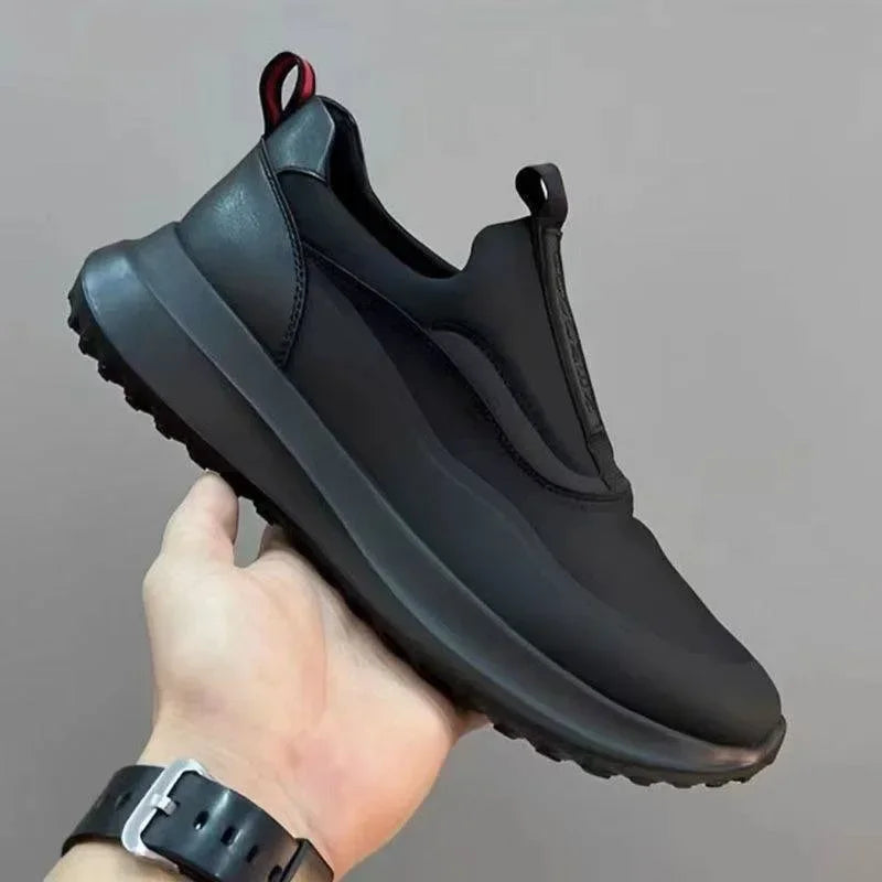 Luxury 2024 New Black Series Casual Shoes for Men's Low Top Comfortable Soft Running and Sports Shoes Zapatillas deportivas - Sun Studio
