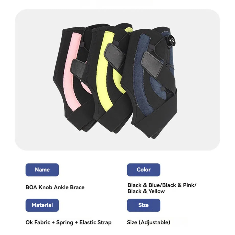 GOBYGO 1Pcs Sport Ankle Protectors Sprain Recovery Joint Protectors Pressurized Support Fixed Rehabilitation Men Women Unisex - Sun Studio