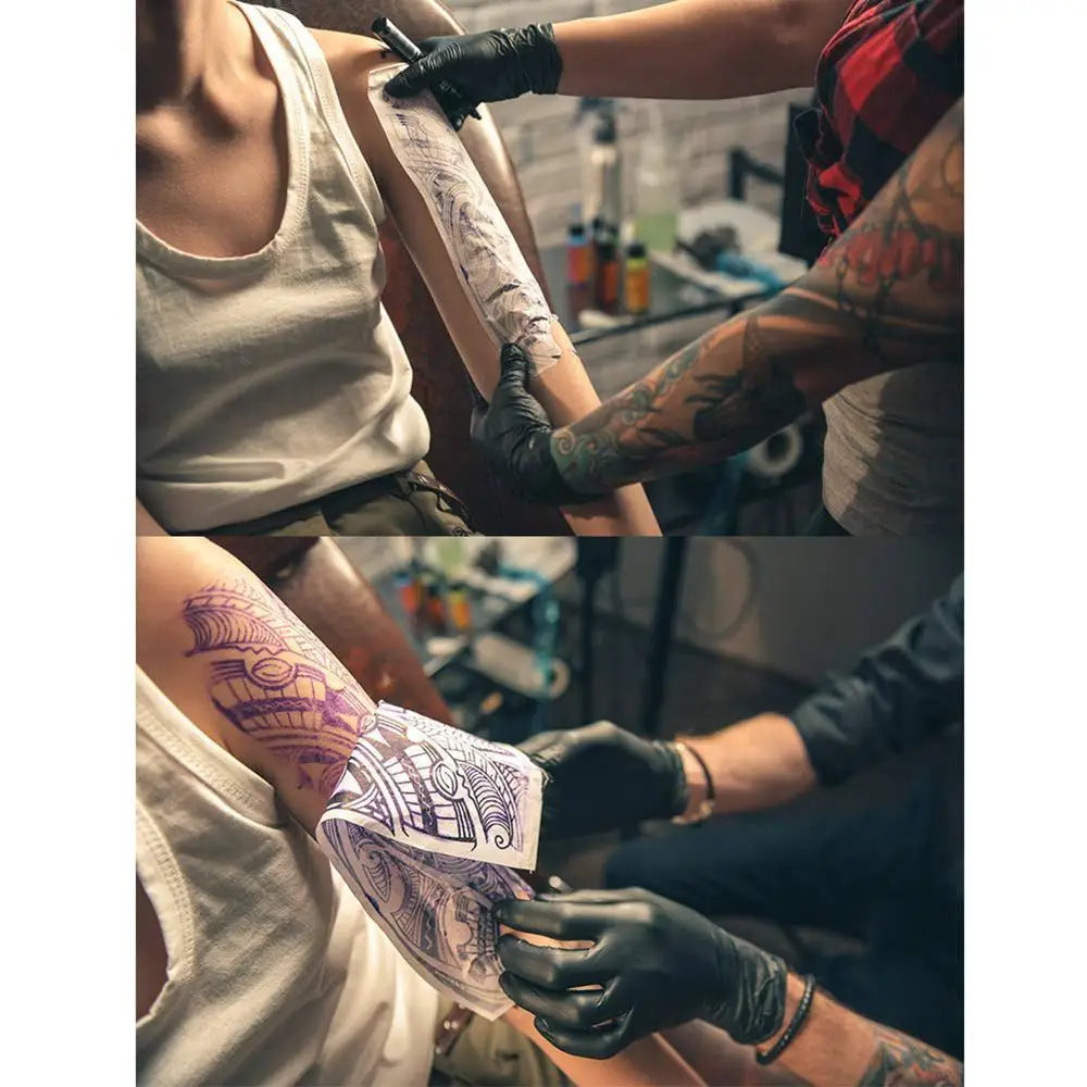Professional Wireless Tattoo Machine Kit Wireless Rotary Tattoo Pen with Tattoo Cartridge Needles Inks for Tattoo Beginners Set - Sun Studio