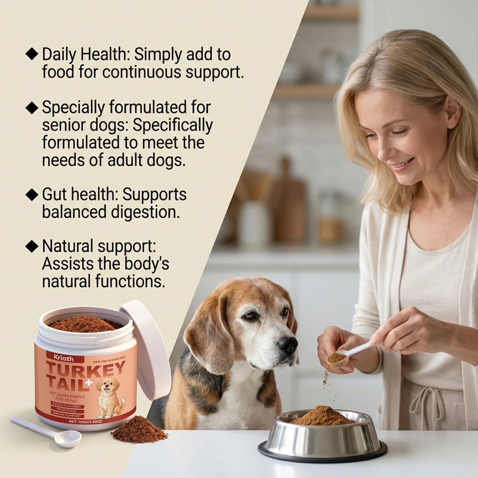 Pet Nutritional Supplements Bacon Flavor Promote Intestinal Function Improve Hair Gloss Maintain Joint Health Nutrition Products - Sun Studio