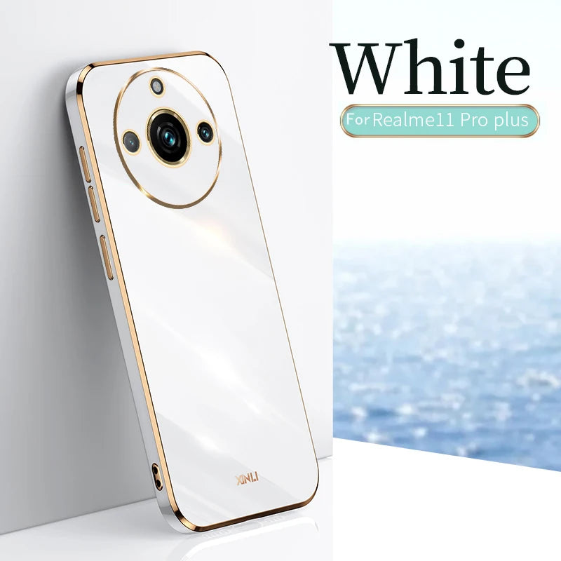 For Realme 11 Pro Plus 5G Case Soft TPU Cover High Quality Anti-fingerprint Camera Protection Case For Realme 11 Pro
