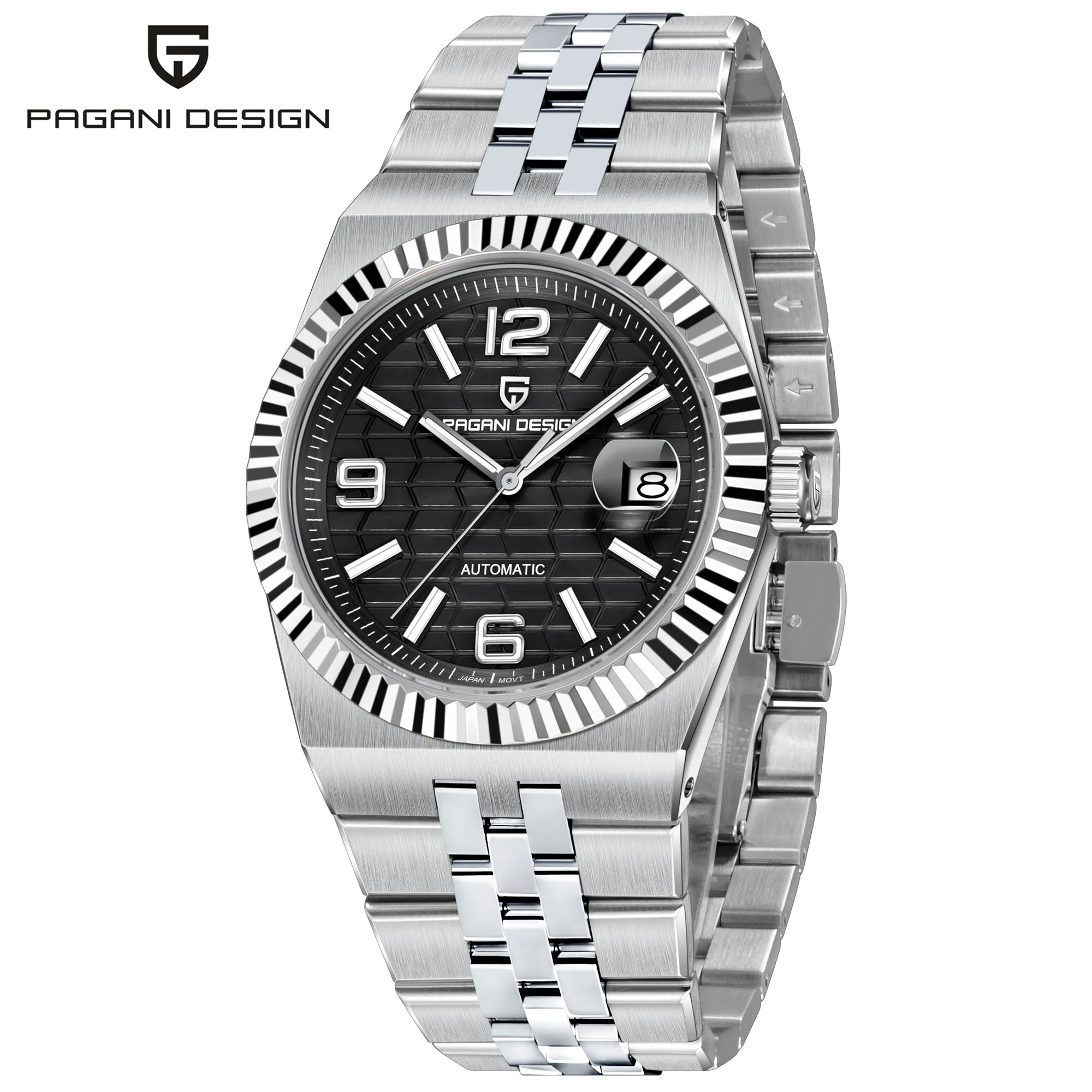 2026 New PAGANI DESIGN 3D Rhombus Dial Luxury Automatic Watch For Men Fashion Business Mechanical Wrist watches Sapphire crystal - Sun Studio