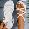 Women's Sandals Sexy Summer Shoes For Woman Summer Sandals 2025 New Flat Sandals Chaussures Femme Beach Shoes Female Footwear - Sun Studio