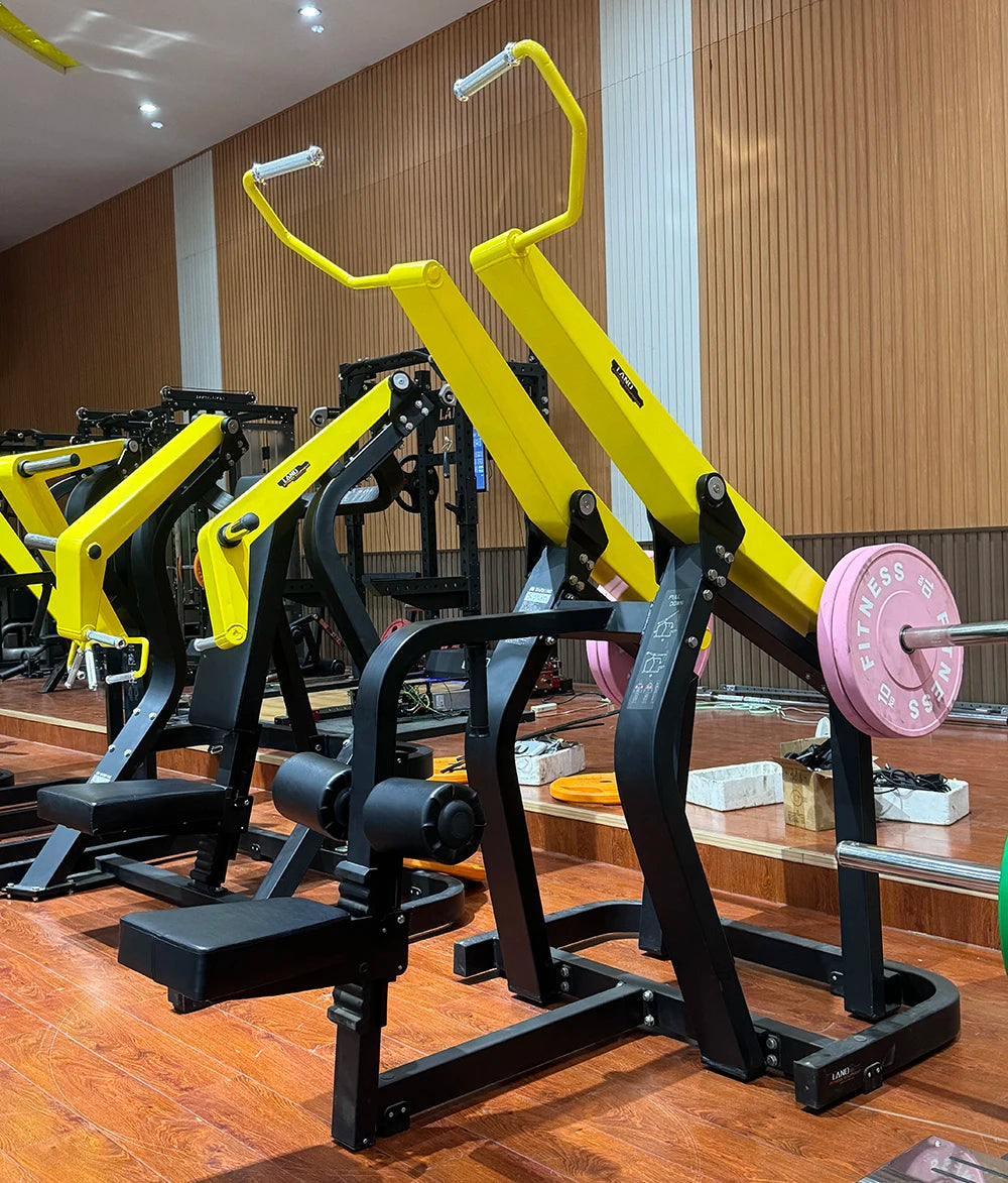 Land Commercial Gym Machine Plate Loaded Gym Equipment Lat Pulldown Machine - Sun Studio