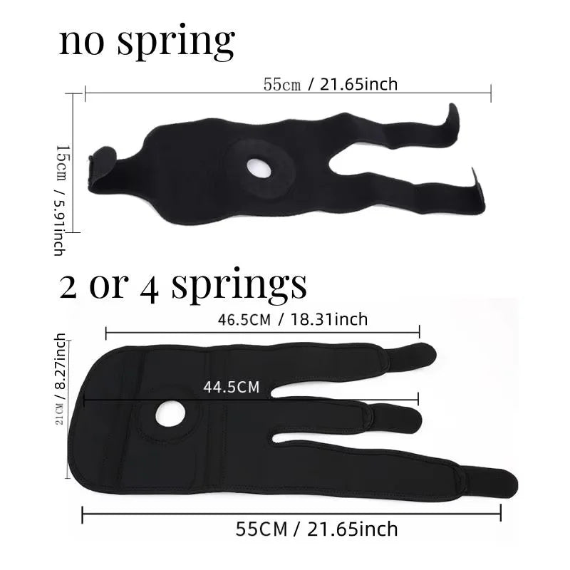 1 piece of sports and fitness knee pad, knee cap with adjustable knee support - Sun Studio