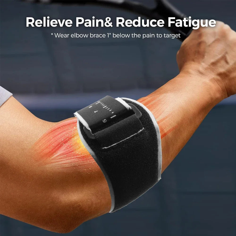 1PCS Tennis Elbow Brace for Men Women,Elbow Pain Relief for Tendonitis,Golfer's Elbow,Adjustable Elbow Strap with Removebale Pad - Sun Studio