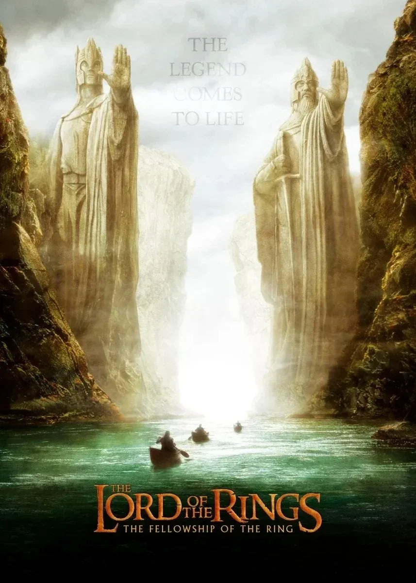 Retro Classic Movie T-The L-Lords of The R-Rings Poster Print Canvas Painting for Living Room Home Decor No Frame - Sun Studio