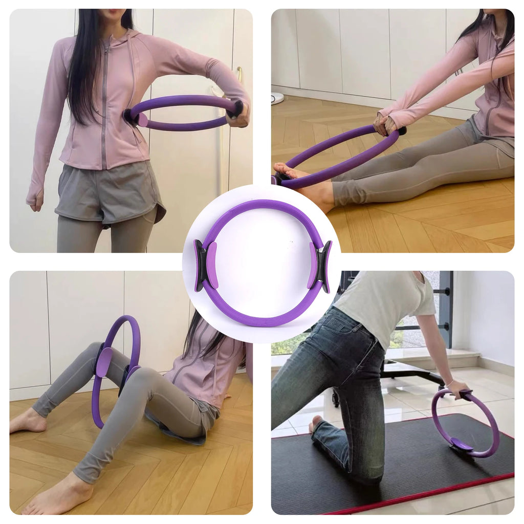 Yoga Fitness Ring Pilates Ring Women Girl Exercise Home Resistance Elasticity Yoga Gym Workout Pilates Circle Yoga Circle - Sun Studio