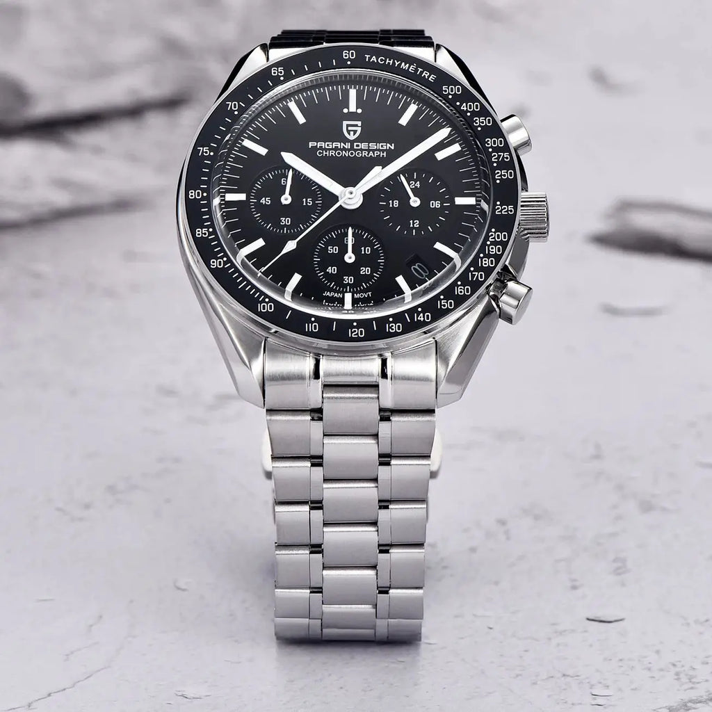 PAGANI DESIGN Moon Watches Men Quartz Watch For Men Auto Date Speed Sport Chronograph AR Sapphire Mirror Wrist watch 2025 New - Sun Studio