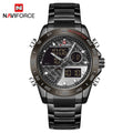 NAVIFORCE Men Digital Watch LED Sport Military Mens Quartz Wristwatch Male Luminous Waterproof Clock Watches Relogio Masculino