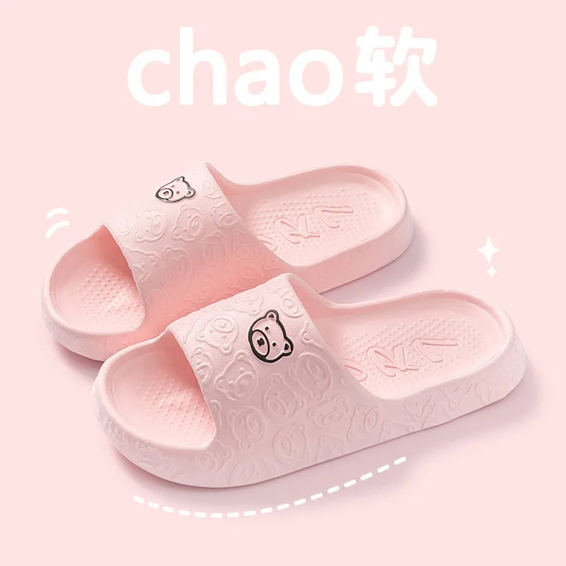 Anti-slip Indoor Toilet Slippers Bathroom Home Use Wearing a Slug Outside Living Room Slippers New Summer House Shoes Slipper - Sun Studio