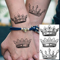 Unique Triangle Ocean Wave Temporary Tattoos For Men Women Realistic Tiger Lion Fake Tattoo Stickers Saying Transfer Art Tatoos