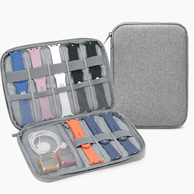 Watchband Bag for Apple Watch Strap Box Case Travel Smart Watch Wriststrap Storage Bag Box Watches Organizer Band Holder - Sun Studio