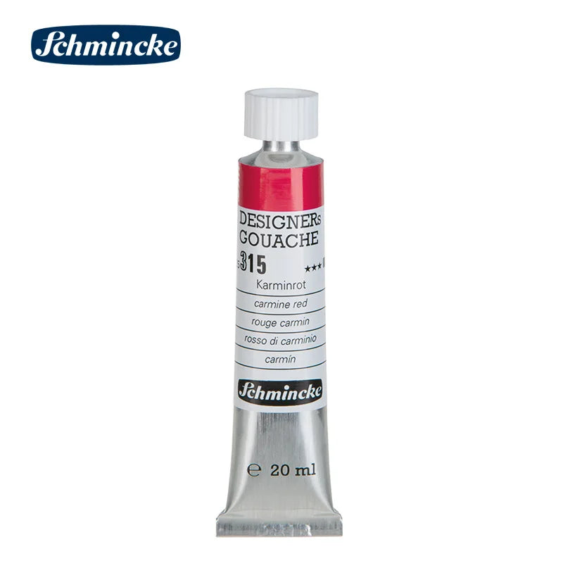 Germany Schmincke Designer Gouache Paint Tube 20ml Opaque Gouache Paint Professional Artist 48 Colors Drawing Art Supplies Cute - Sun Studio