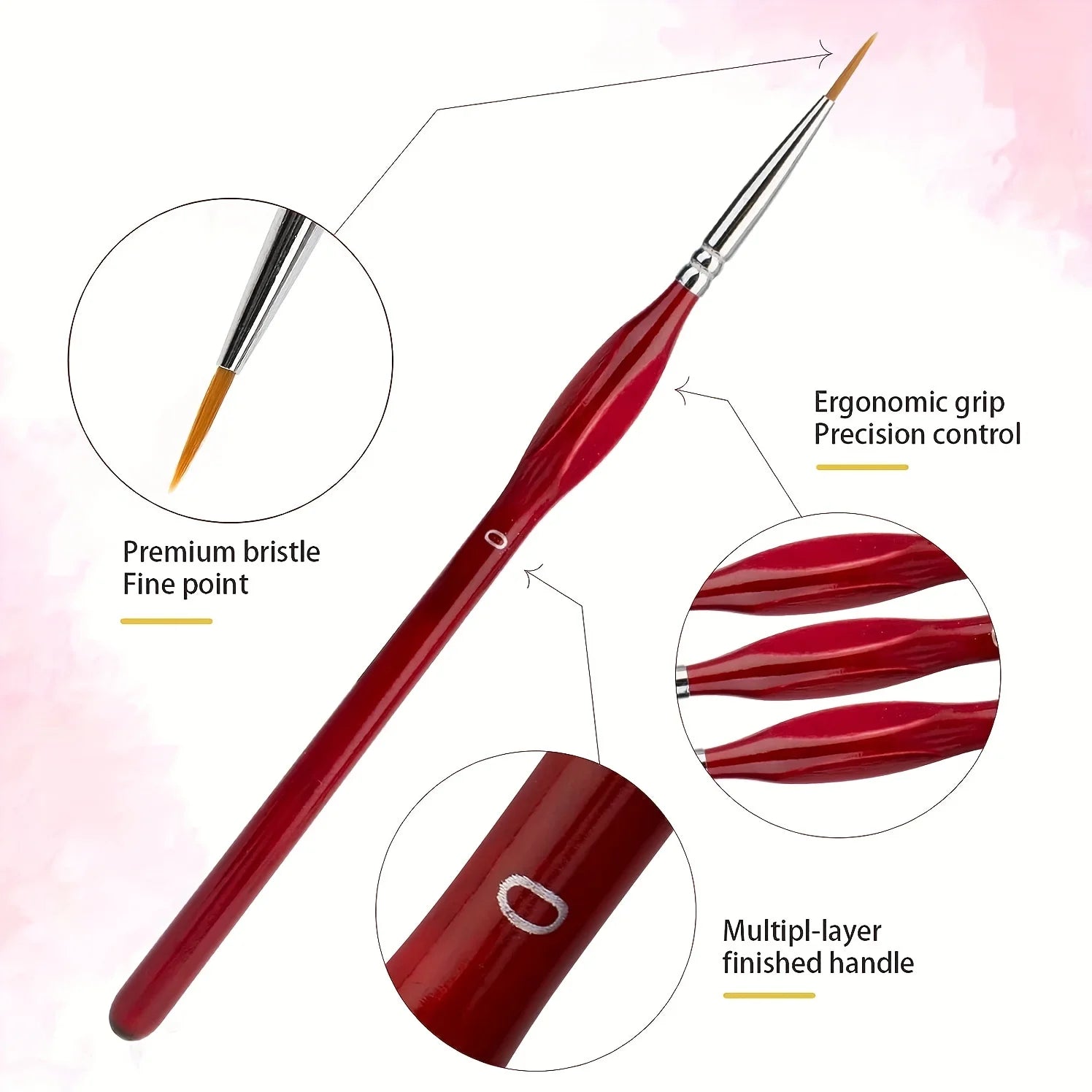 10/11/20/22Pcs Fine Detail Paint Brush Miniature Painting Brushes for Mini Paints Brush Set for Acrylic Watercolor Face Nail - Sun Studio