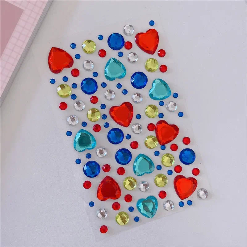 Glitzer Gesicht Aufkleber für Kinder Strasssteine für Augen Gesicht Diamanten Helle Aufkleber Festival Makeup Juwelen Aufkleber ZS006