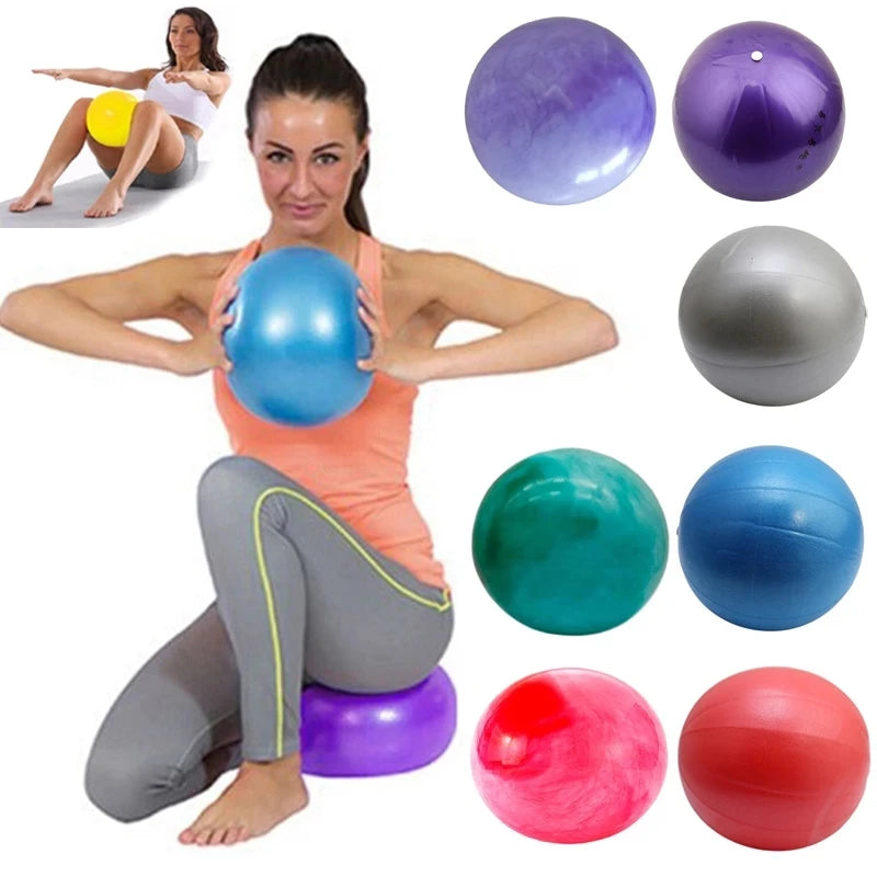 New 25cm Yoga Ball Exercise Gymnastic Fitness Pilates Ball Balance Exercise Gym Fitness Yoga Core Ball Indoor Training Yoga Ball - Sun Studio