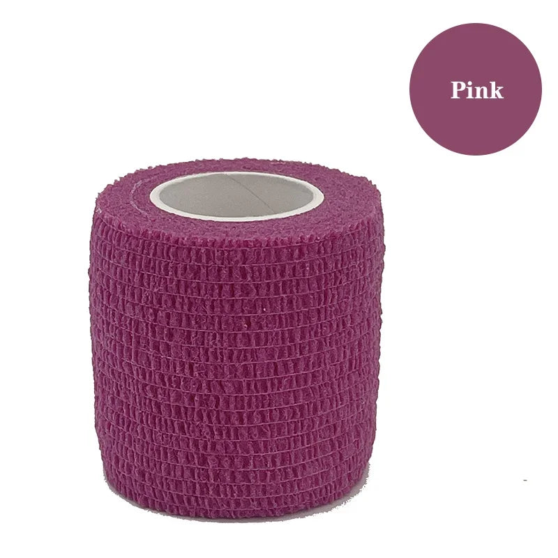 1/6pcs 5cmx4.8m Einweg-Tattoo-Verband Sportband Selbstklebender elastischer Verband Farbenband Tattoo-Zubehör