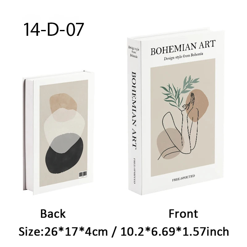 Matisse Fake Books For Decoration Storage Box Abstract Coffee Table Books Luxury Bedroom Decorative Book Bauhaus Boho Home Decor