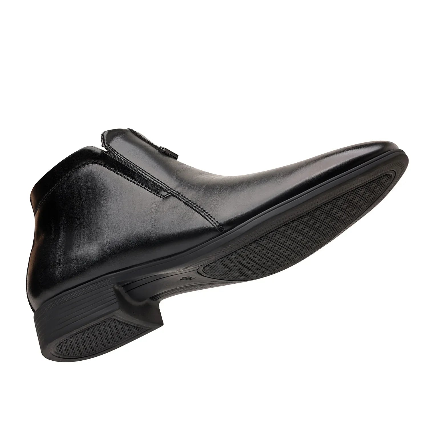 Retro Men Ankle Boots Luxury High-top Men Leather Shoes High Quality Non-Slip Motorcycle Boots Fashion Zipper Men Boots Big Size - Sun Studio