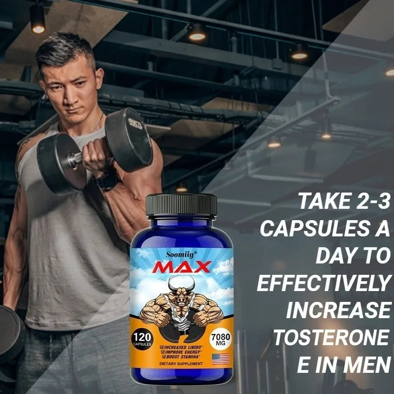 Male Supplement - Support Men Healthy Enhancing Long Lasting Powerful Supplement Capsules - Sun Studio