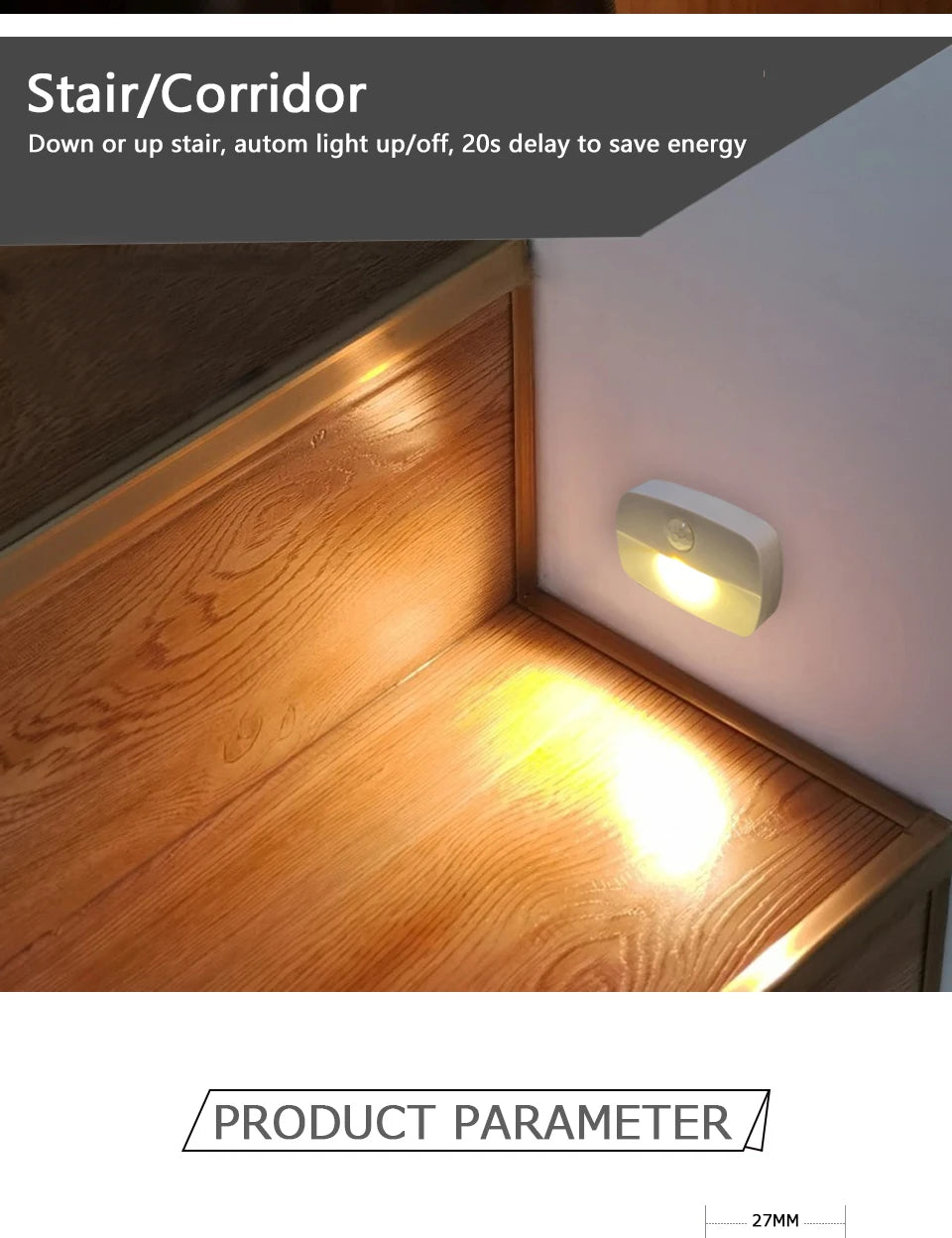 LED Night Light Motion Sensor Night Lamp Room Decor Lamp Bedside Led Lamp With EU Plug Led Lights For Closet Bedroom Home Decor - Sun Studio