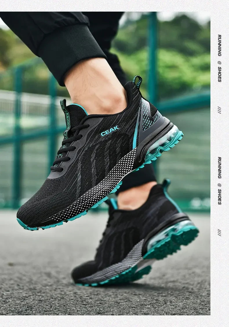 2025 Men's Casual Trainers Shoes Fashionable Sports Comfortable and Breathable Running Shoes Large Size 48 High Top Board Shoes - Sun Studio