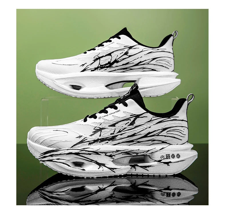 Men Sport Shoes Professional Cushioned Carbon Plate Running Shoes Breathable Couple Casual Sneakers Marathon Athletic Footwear - Sun Studio