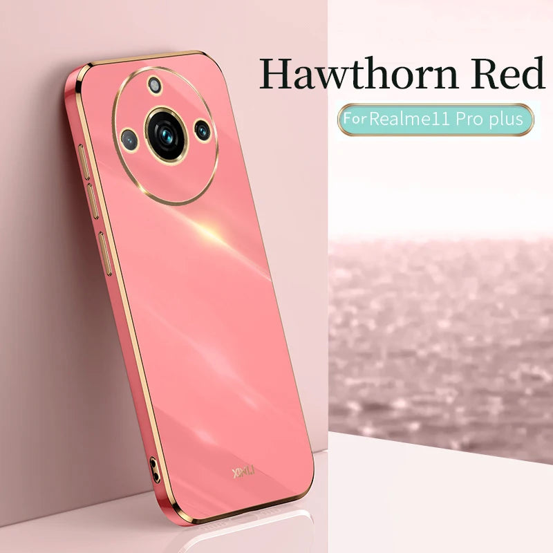 For Realme 11 Pro Plus 5G Case Soft TPU Cover High Quality Anti-fingerprint Camera Protection Case For Realme 11 Pro