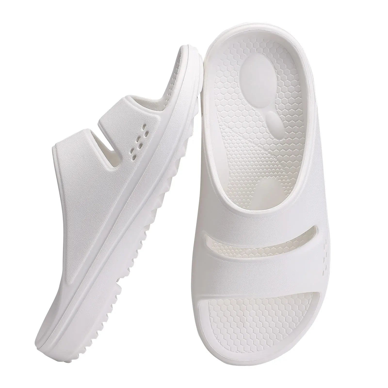 VESANBE Men Recovery Slides Women Arch Support Slides Summer Beach Sandals Light Orthotic Men Sandals Outdoor Breathable Sandals - Sun Studio