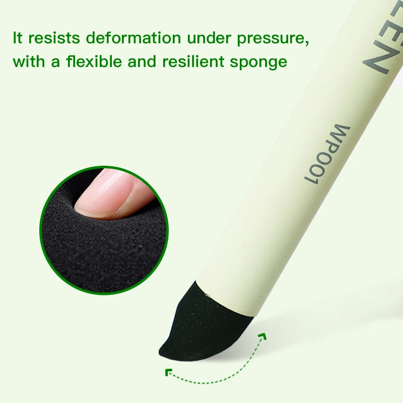 Cotton Blending Sponge Brush Pens Set 2Pcs Double-Headed Washable Sketch Wipe Reusable Art Blenders for Detail Shadow Highlight - Sun Studio