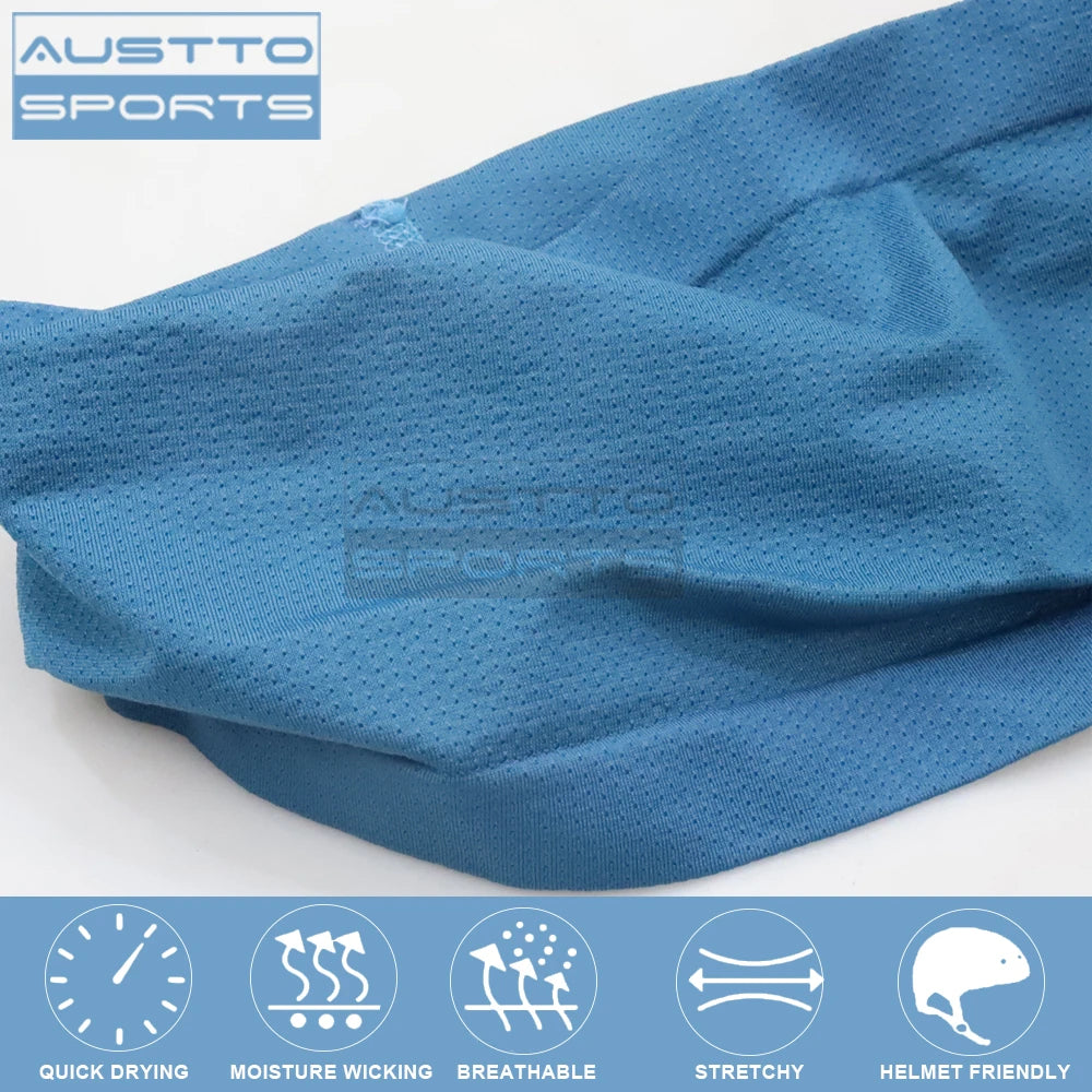 Austto Sports Athletic Headbands Cooling Sweatband for Men Women Running Cycling Hiking Yoga Fitness - Sun Studio