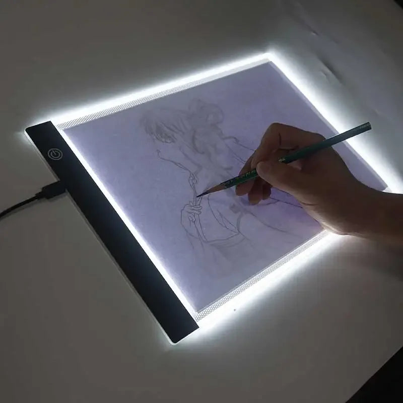 A2/A3/A4/A5 LED Light Pad for Diamond Painting Kits, USB Powered Adjustable Brightness Diamond Art Light Board with Accessorie - Sun Studio